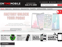 Tablet Screenshot of ontimemobile.com